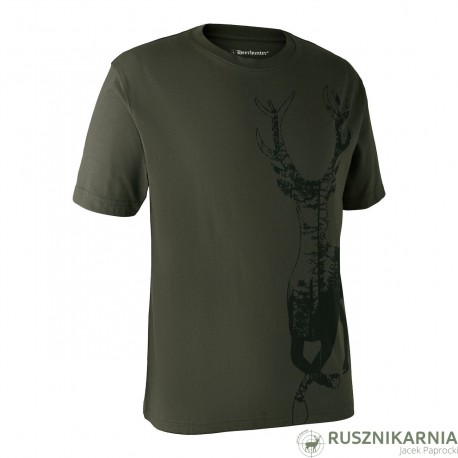 Deerhunter T-SHIRT Koszulka z krótkim rękawem z nadrukiem Jelenia byka